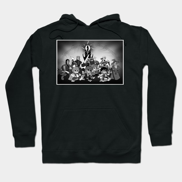 Fellowship of Ink Hoodie by Phreephur